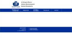 Desktop Screenshot of grzegorz.bucior.pl